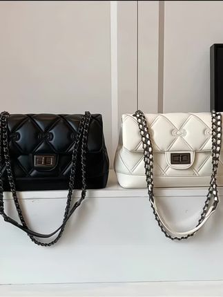 #小香风链条包包 #轻奢女包 #菱形格包包 #时尚女包 #包包控 @巨量千川