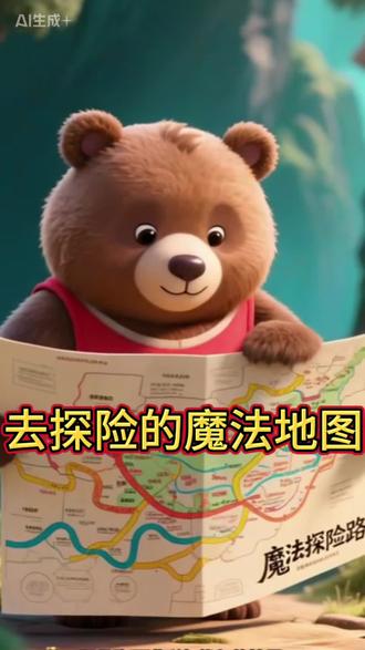去探险的魔法地图之小熊成长系列故事 #绘本故事