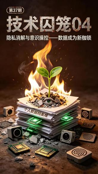 第37期:技术囚笼04|隐私消解与意识操控,数据成为新的枷锁~#深度思考 #认知觉醒 #隐私安全 #意识控制