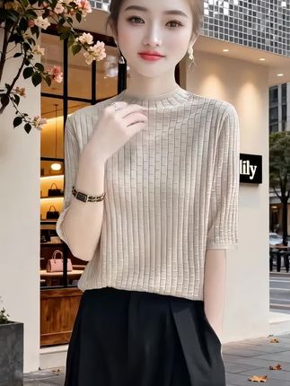 #谁穿谁好看#短袖t恤 #显瘦穿搭 #品质女装 #气质穿搭 @抖加🔥上热门🔥dou+🔥热点宝