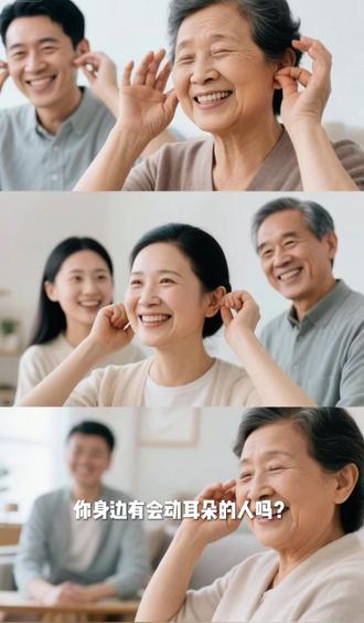 为什么有的人耳朵会动?