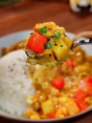 侍百梦多咖喱原味微辣辣味100g块状儿童 调味料家用厨房调味拌饭