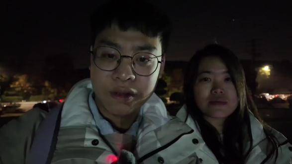 夜爬栖霞山看日出#情侣 #栖霞山 #看日出