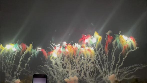 沉浸式观看博爱湖烟花秀 #博爱湖 #2026年烟花 #博爱湖烟花秀