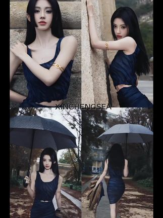 救命!轻熟辣妹天菜套装!吊带修身、短裙包臀,褶皱细节高级又显身材,谁穿谁美!#辣妹穿搭 #纯欲风 #御姐范儿#气质这一块拿捏死死的 #轻松拿捏酷飒感的拽姐穿搭