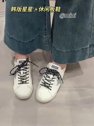 韩版星星软底休闲板鞋~#休闲板鞋小白鞋