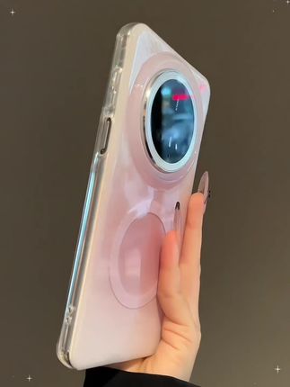 ins风淡粉渐变磁吸适用华为mate70手机壳新款mate60pro+高级感p70#手机数码 #电子产品 #新科技