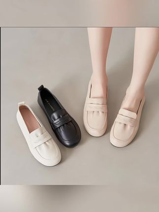 女2025新款春季软底百搭单鞋休闲妈妈鞋中口小单鞋#女士必备