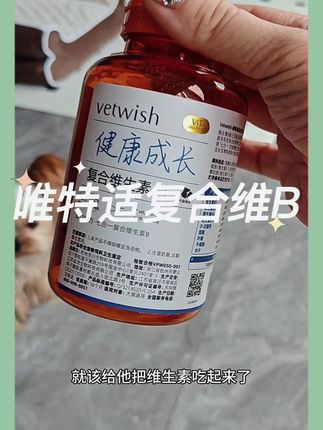 鸡肉打底的七合一维B冻干,每天当个小零食,轻松就吃了#约克夏 #b族维生素