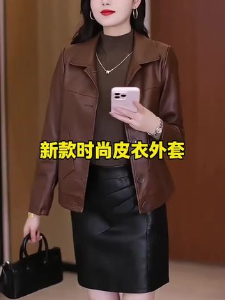 #高级感穿搭 #气质皮衣 #春秋穿搭 #皮衣 #外套穿搭