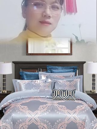 #贡缎提花四件套#高端刺绣轻奢纯棉四件套#奢华简约可机洗#家纺床上用品 #好物推荐🔥