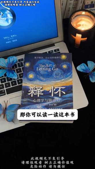 能够治愈自己的从来都是认真爱自己的人!读完这本《释怀》”整个人都豁达了!#读书 #自我提升 #一本好书