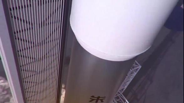 蓝箭航天朱雀三号起飞和一级回收CG动画演示