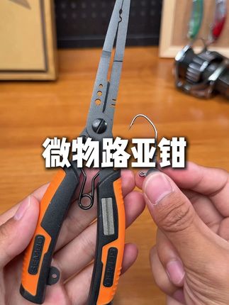 路亚钳就要选这种一步到位的,集合矫正钩子,磨钩,剪硬物等多功能于一身,长钳嘴取钩一气呵成一步到位就选它#路亚 #路亚钳 #路亚钳推荐 #控鱼器路亚钳 #桑巴路亚
