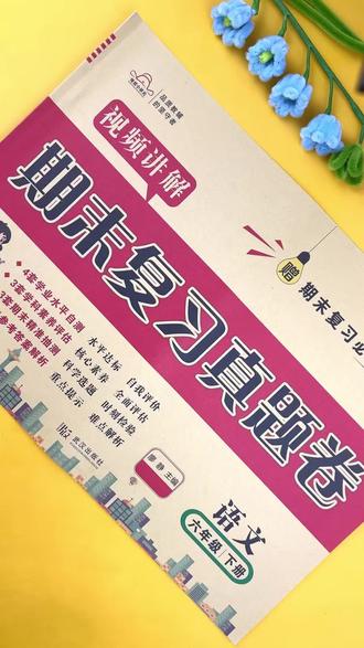#人教版 六年级下册 #语文 #期末复习考试卷 语文六年级 #期末真题测试卷 视频讲解 数学自测试卷