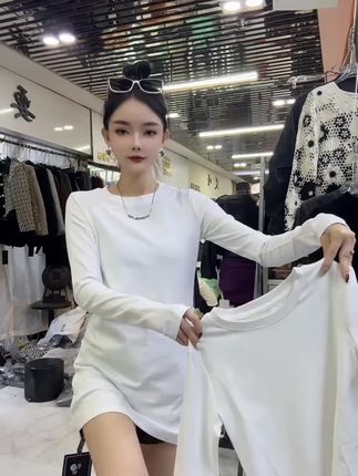 #高级感穿搭 #中长款衫 #打底衫女 #秋冬穿搭 #时尚百搭