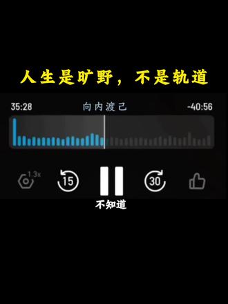 人生是旷野,不是轨道 #人生感悟 #人生认知觉醒 #原创播客#