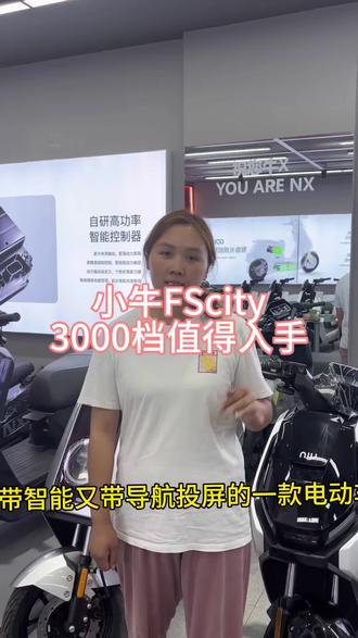 小牛FSciti 一款3000档的智能导航电动车#小牛fsciti #小牛电动车