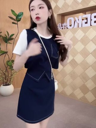 减龄搭配一整套夏装短袖上衣裤裙两件套盐系轻熟高级感超好看套装#夏季新款#谁穿谁好看#洋气减龄#遮肉显瘦 #面料柔软舒适