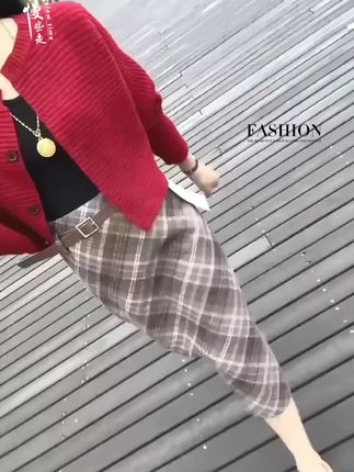 #毛呢半身裙#洋气减龄 #高级感 #秋冬穿搭 #爆款热卖中