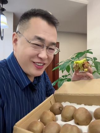 一口爆汁!全甜无酸!像果冻一样可以吸着吃!周至徐香猕猴桃,现摘现发确保新鲜!到家放两天,软了直接吃!#现摘现发新鲜到家 #猕猴桃