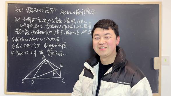 期末几何压轴之相似三角形综合 ~ #初三数学 #48中期末试卷 #几何法 #建系法 #等积法