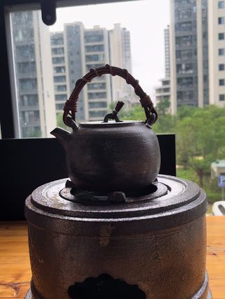 有口饭吃,有口茶喝,此生足矣#上热门🔥 #炭火#原创