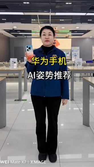 #华为鸿蒙6.1手机 平时拍照不会摆姿势,来用我们的ai姿势推荐,拍出更好看的照片