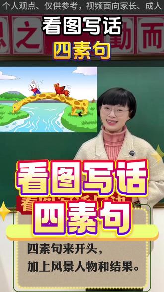教小朋友们一步一步学会看图写话#每天学习一点点 #看图写话 #写作技巧 #小学语文 #学霸秘籍