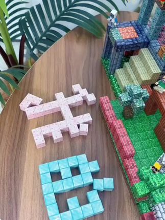 一套立体积木,圆了小朋友搭建秘密基地的梦#立体拼搭积木 #母婴好物 #儿童玩具