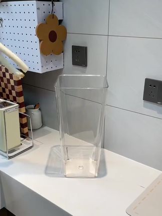 大葱铁棍山药收纳桶厨房葱姜蒜食材透明大容量整理筒置物架神器#大葱收纳神器 #铁棍山药收纳 #大葱收纳盒 #收纳桶 #蔬菜收纳桶