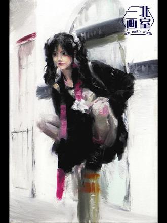 【画画】色块起稿是个啥#画画 #美术生 #一起学画画 #画渣日常 #油画