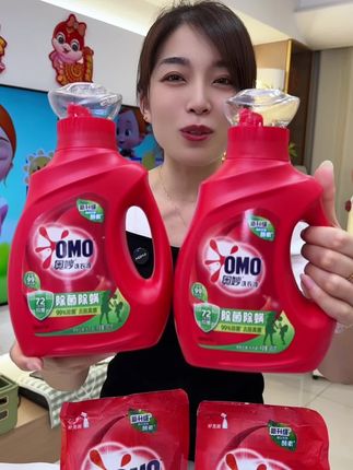 奥妙除菌除螨洗衣液除菌除螨洗衣液950g*1瓶+400g*1袋D#好物推荐分享 #洗护好物 #强烈推荐 #香氛洗衣液 #便宜好物