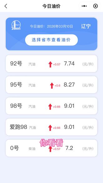 你看看,你看看,这油价都多少钱了#厉害了我的车 #轩逸 #轩逸经典 #油价 #油耗