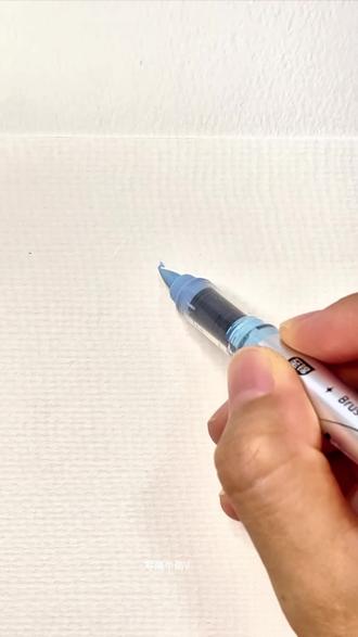 #真实生活分享计划 一分钟画雪景咯#画画#绘画过程