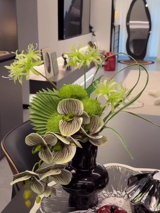 北欧蝴蝶兰假花仿真花束高级感逼真摆件客厅摆设轻奢高端仿真绿植 #仿真蝴蝶兰#仿真花摆件 #仿真绿植 #花瓶摆件客厅插花 #假花仿真花