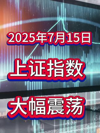 上证指数大幅震荡 #上证指数#a股 #技术分析 #股票交易