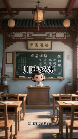 寓意堵弊必乱、疏导为上 #川壅必溃 #成语故事 #知识分享