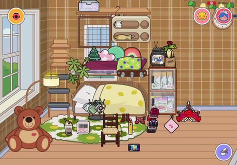 #米加小镇自建房 棕色系布置第二期