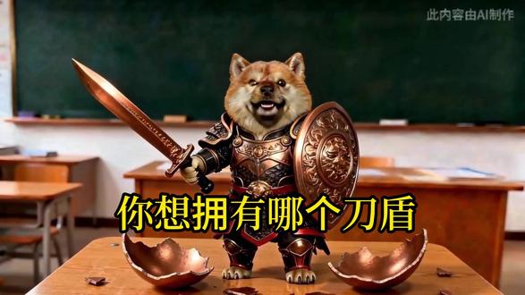 你想拥有哪个刀盾 #我的刀盾 #学生 #热点