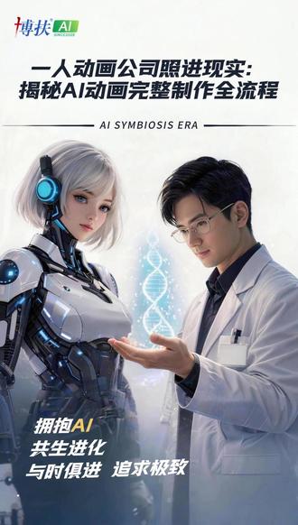第18集【一人动画公司照进现实: 揭秘AI动画完整制作全流程】
#博扶 #AI #AI视频 #动画制作 #全流程 #AI工具