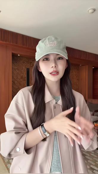 【LIUYI】韩女滤镜~韩系粉色甜美宽松休闲翻领皮衣外套63032#韩系穿搭 #气质穿搭 #高级感穿搭 #显瘦穿搭 #减龄穿搭