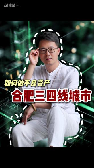 合肥三四线城市,如何做不良资产 #不良资产处置 #商业思维 #认知 #干货分享 #安徽dou知道