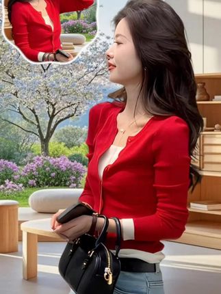 #美不美你说了算 #秋季新款 #气质搭配 #针织衫 #温柔风穿搭