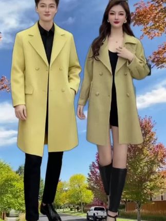 秋冬新款韩版中长款气质双面羊毛大衣#在时装周看见东方美#一分钟看懂巴黎时装周#秋季日常实用穿搭思路分享