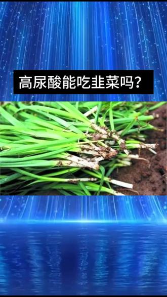 高尿酸能吃韭菜吗