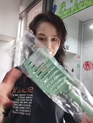 #BAIYUNZI/柏韵姿蓬松造型大弯梳子按摩家用气垫梳蓬松顺发排骨梳