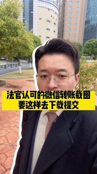 法官认可的微信转账记录要这样截图提交#开庭 #微信转账取证 #打官司 #南昌律师