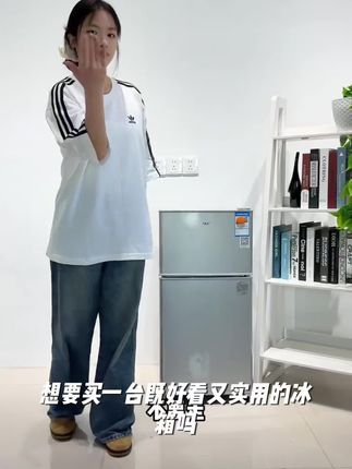 单人用冰箱推荐!小巧省电,搬家也能带走! #冰箱#租房党#食物保鲜#夏季必备#源头工厂