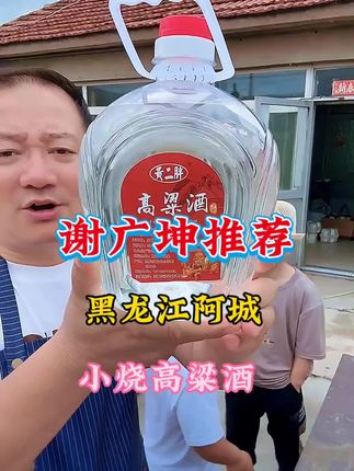 东北小烧高粱酒好喝不上头#谢广坤#白酒#白酒知识 #真的太给力了 @谢谢谢广坤